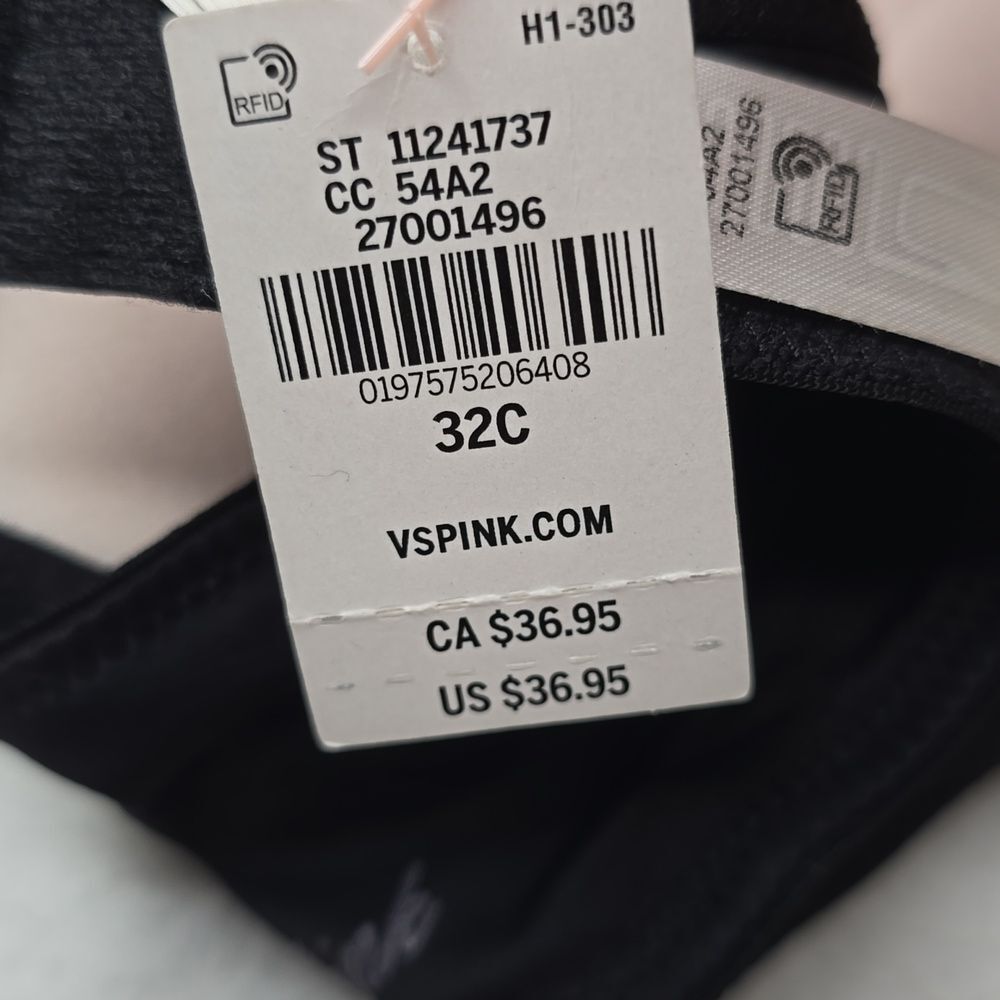 3274 NWT Victoria's Secret PINK Wear Everywhere Super Push-Up Bra Sz 32C - Picture 6 of 7